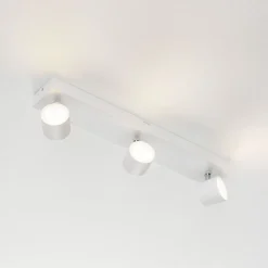LED-spotten Star med tre lyskilder, WarmGlow, hvid