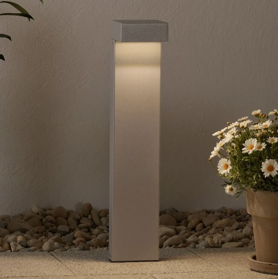 LED-stibelysning Mimik 10 Post 600 grå 3.000K