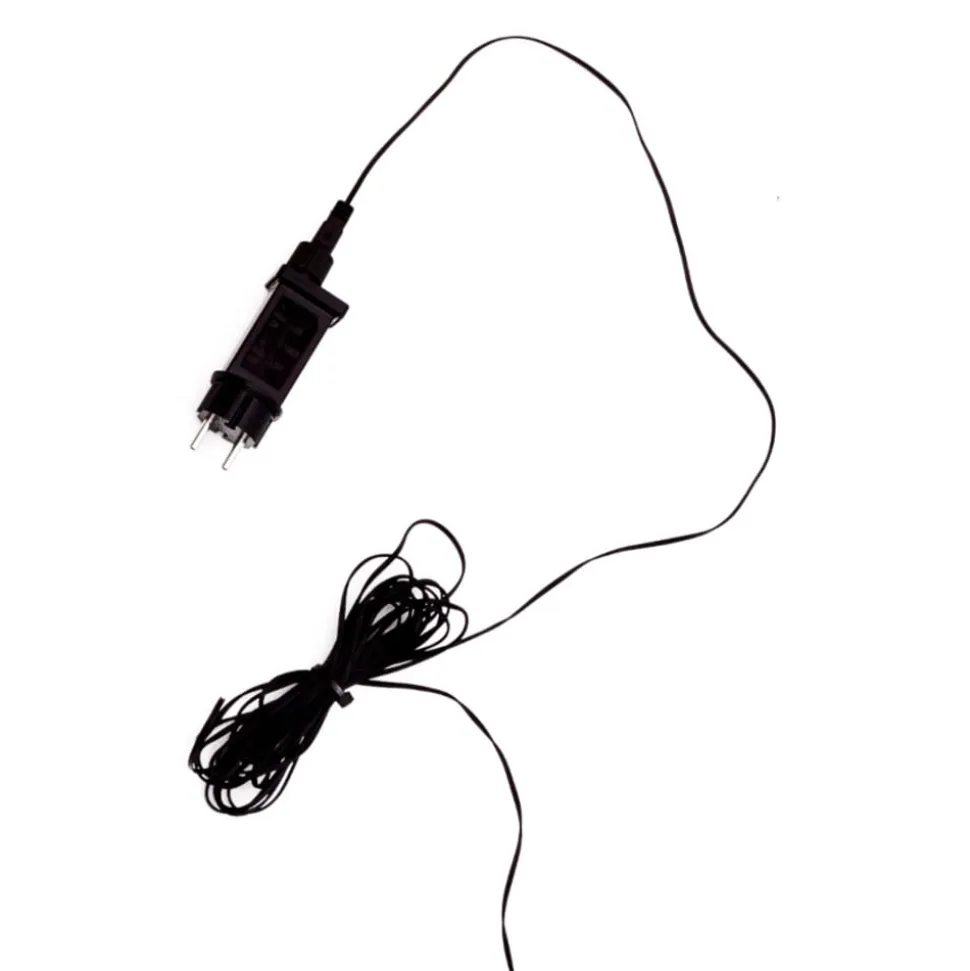 LED-stjerne, ude, med jordspyd, Ø 55 cm, gul