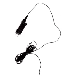 LED-stjerne, ude, med jordspyd, Ø 55 cm, rød