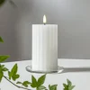 LED-strip hvid 15 cm ægte voks batteridrevet