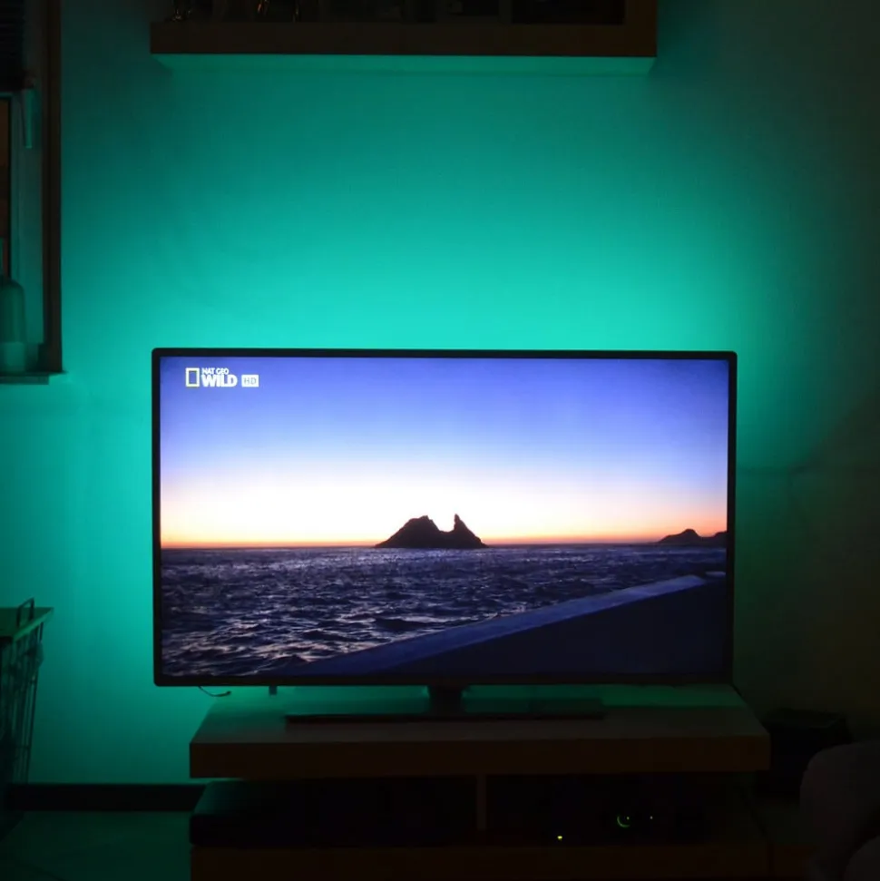 LED-strip LED til TV, TV-baggrundsbelysning, USB
