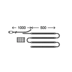 LED-strip LED til TV, TV-baggrundsbelysning, USB