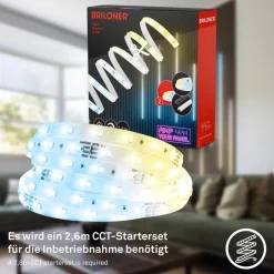 LED-strip Pimp your panel, forlængersæt, CCT, længde 2,6 m