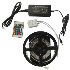 LED-strip SMD-RGB0-005, RGB, 5 m, komplet sæt