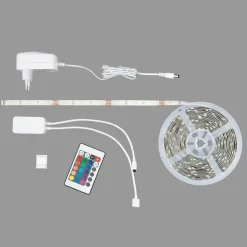 LED-stripe med RGB, WiFi, 500 cm m. fjernbetjening