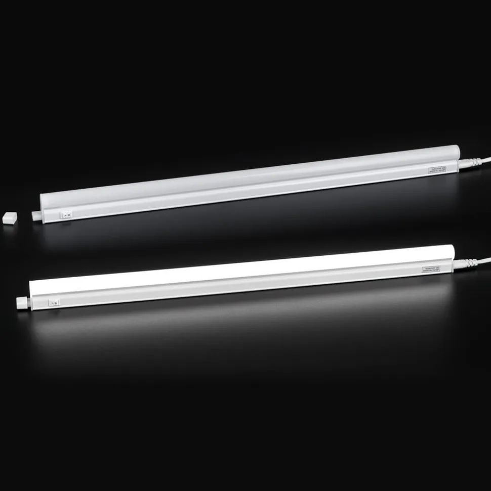 LED-underskabsbelysning Sally, længde 57,8 cm, 9 W, T5, opal