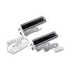 LED-underskabsbelysning U-Pad F, sæt med 2 stk. 4.000K sort Sensor