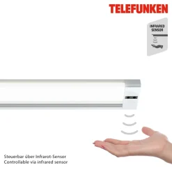 LED-underskabslampe Zeus, længde 87 cm