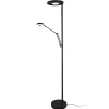 LED-uplight Barrie med læselampe, sort mat