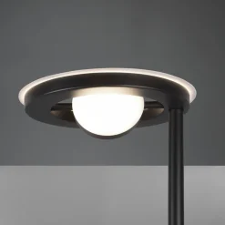LED-uplight Barrie med læselampe, sort mat