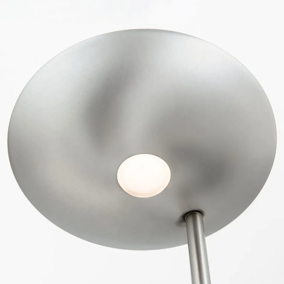 LED-uplight Cobra med læselampe i nikkel