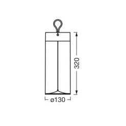Ledvance Decor Filament LED-bordlampe batteri 32cm