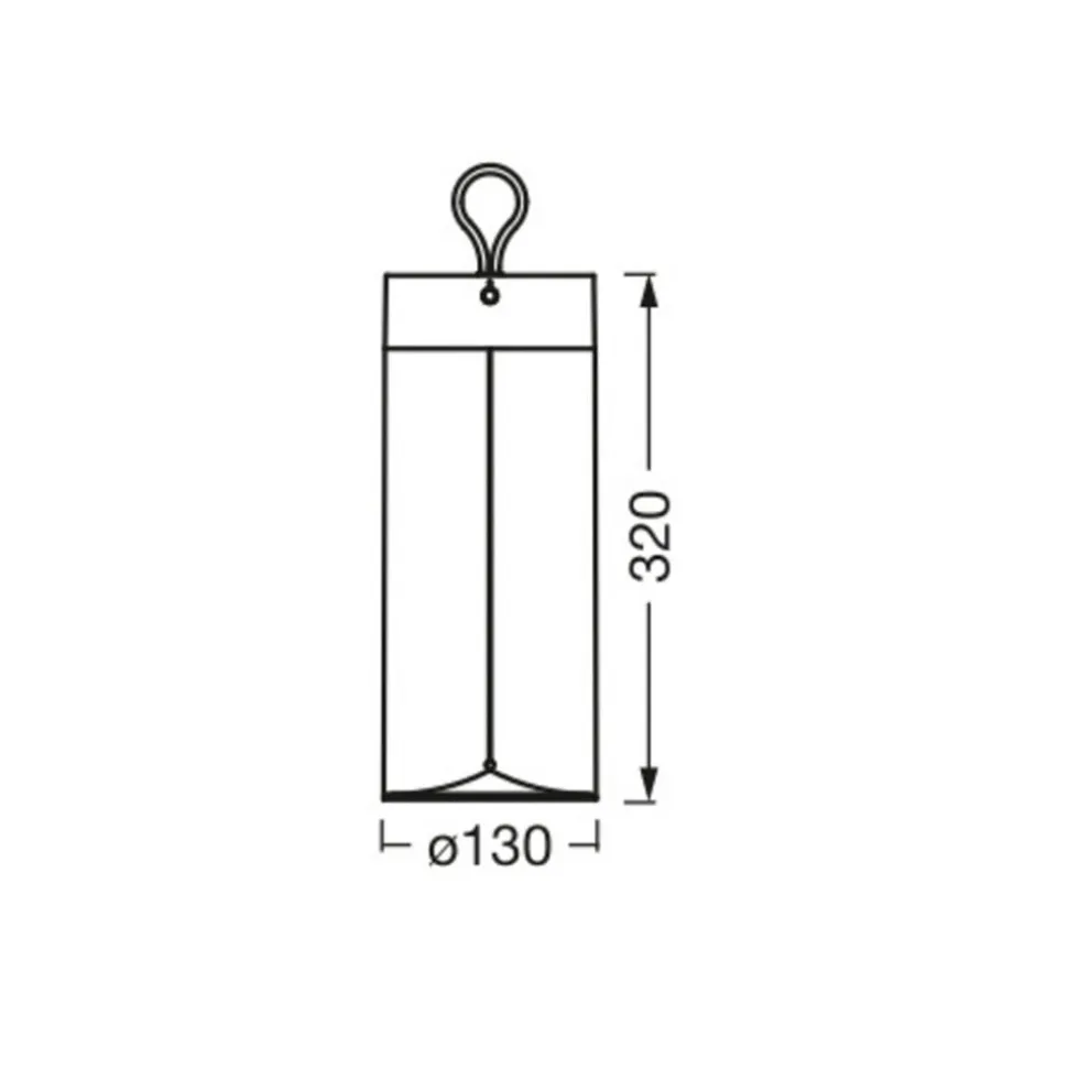 Ledvance Decor Filament LED-bordlampe batteri 32cm