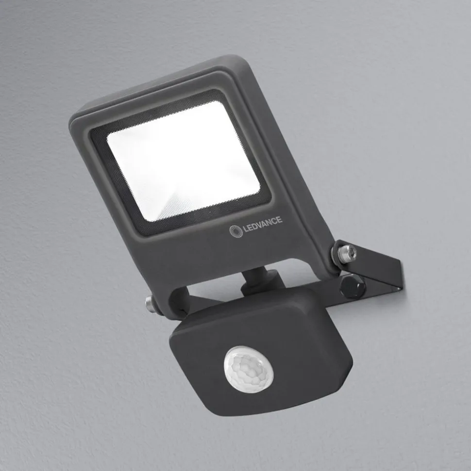 LEDVANCE Endura Flood Sensor LED-udendørsspot gråt