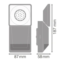LEDVANCE Endura Pro Spot sensor LED-spot 8W hvidt