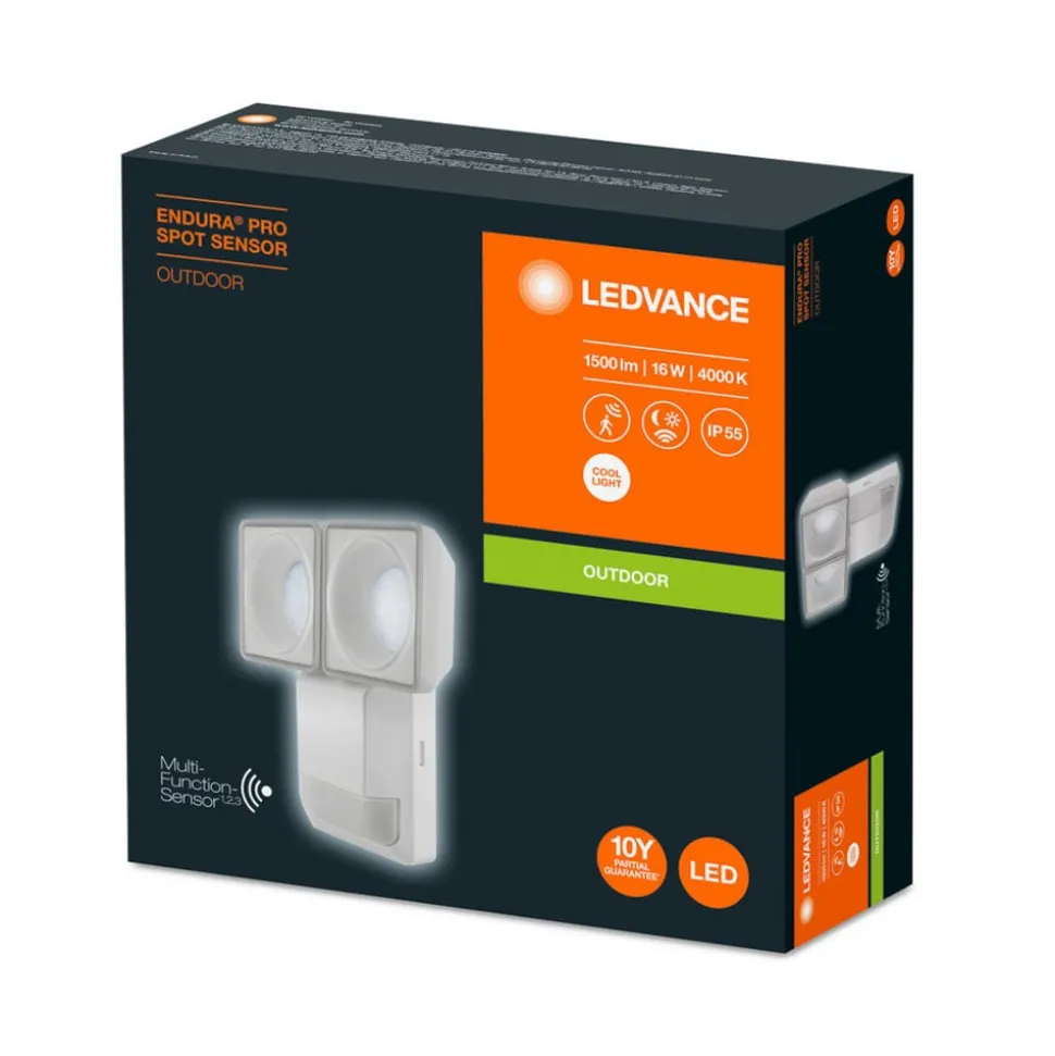 LEDVANCE Endura Pro Spot sensor LED-spot 16W hvidt