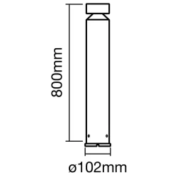 LEDVANCE Endura Style Cylinder LED-vejlampe