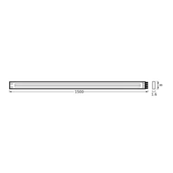 LEDVANCE Flex COB LED-strip IP20 3.000K, 1,5 m