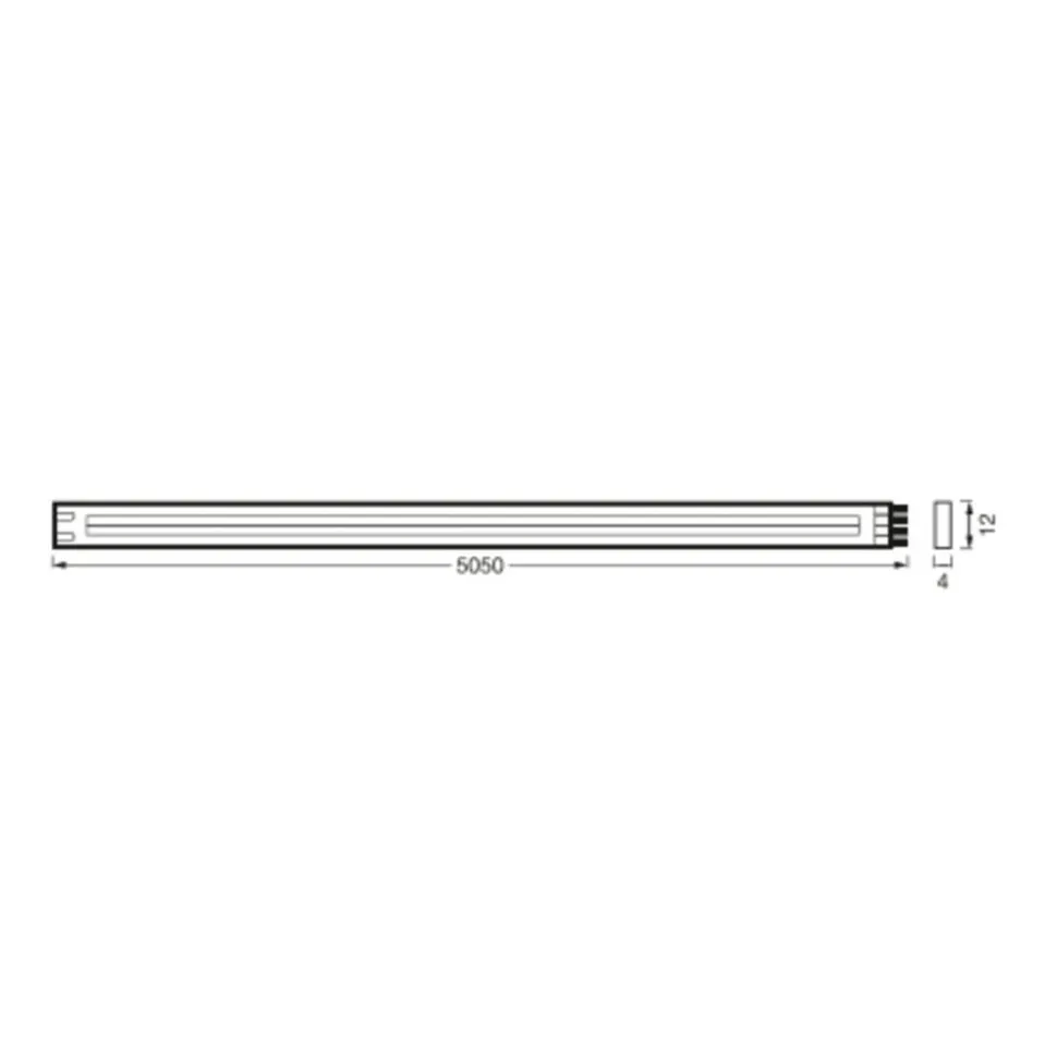 LEDVANCE Flex COB LED-strip IP44 3.000K, 5,05 m
