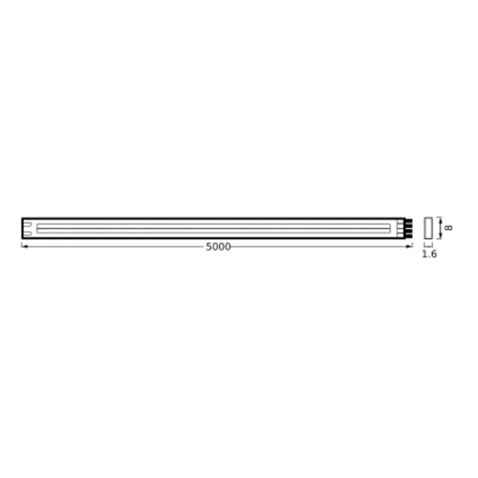 LEDVANCE Flex COB LED-strip IP20 3.000K, 5m