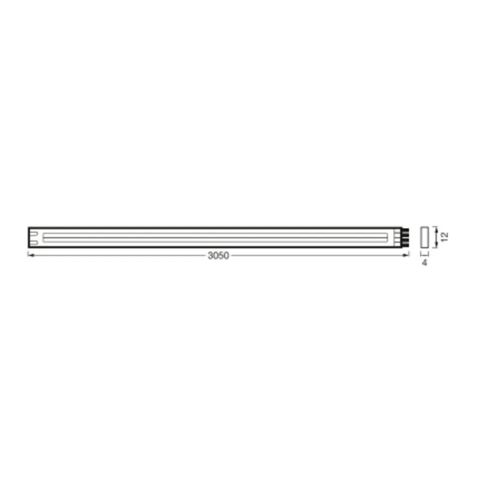 LEDVANCE Flex COB LED-strip IP44 3.000K, 3m