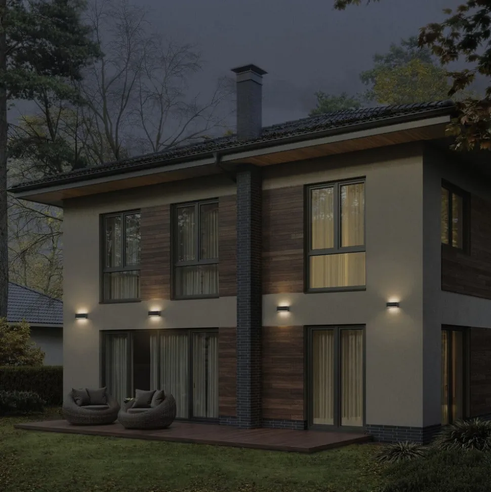 LEDVANCE LED udendørs væglampe Endura Style Idri, mørkegrå