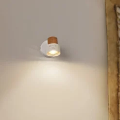 LEDVANCE LED-vægspot Cork, GU10, dæmpbar, hvid