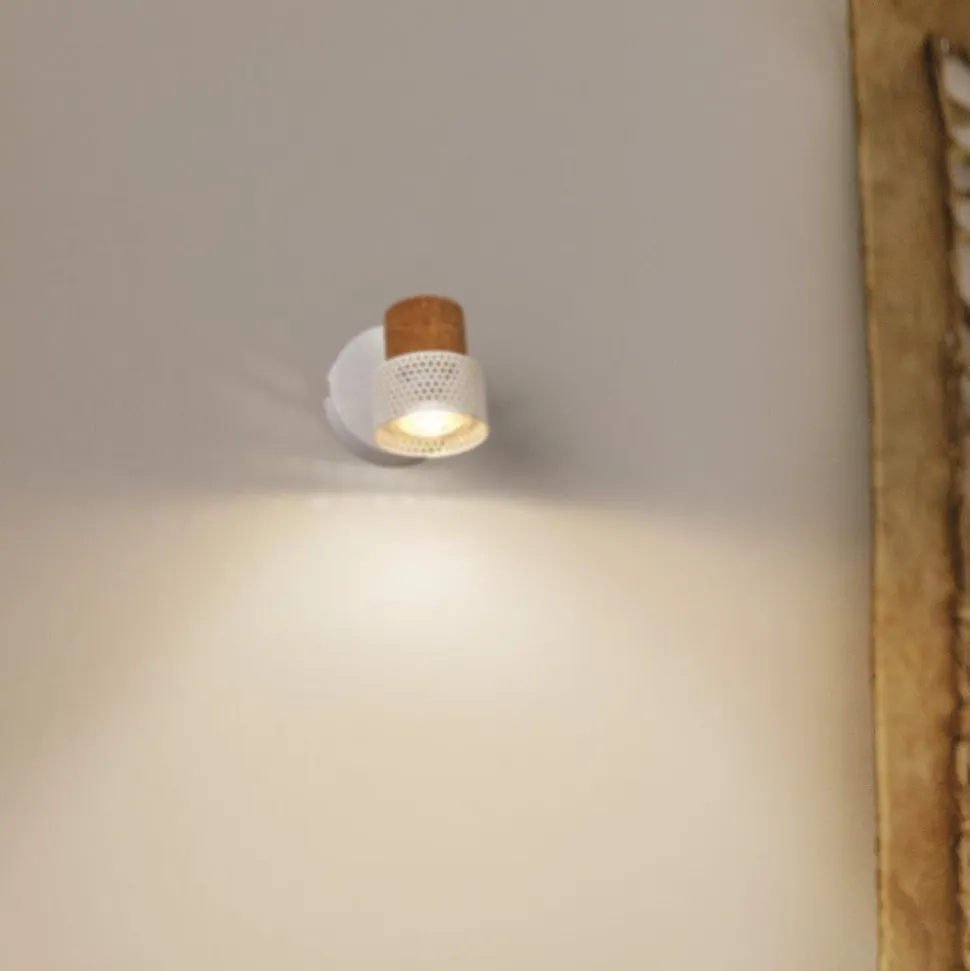 LEDVANCE LED-vægspot Cork, GU10, dæmpbar, hvid