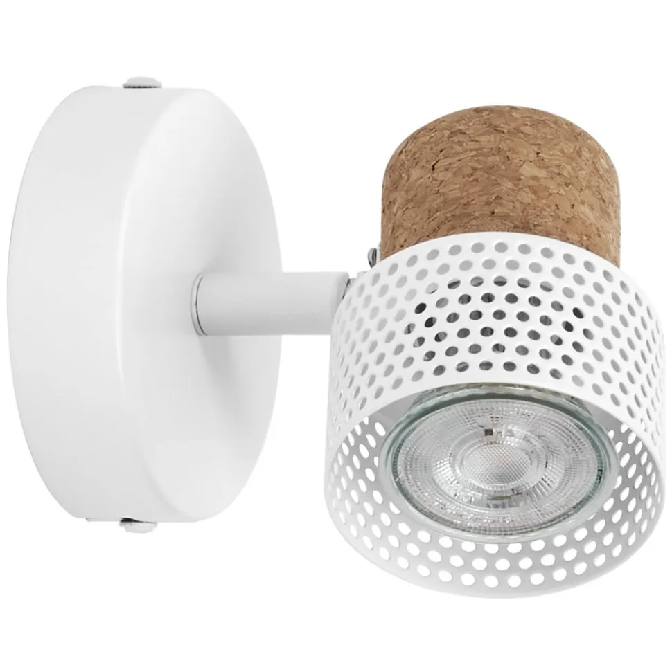 LEDVANCE LED-vægspot Cork, GU10, dæmpbar, hvid