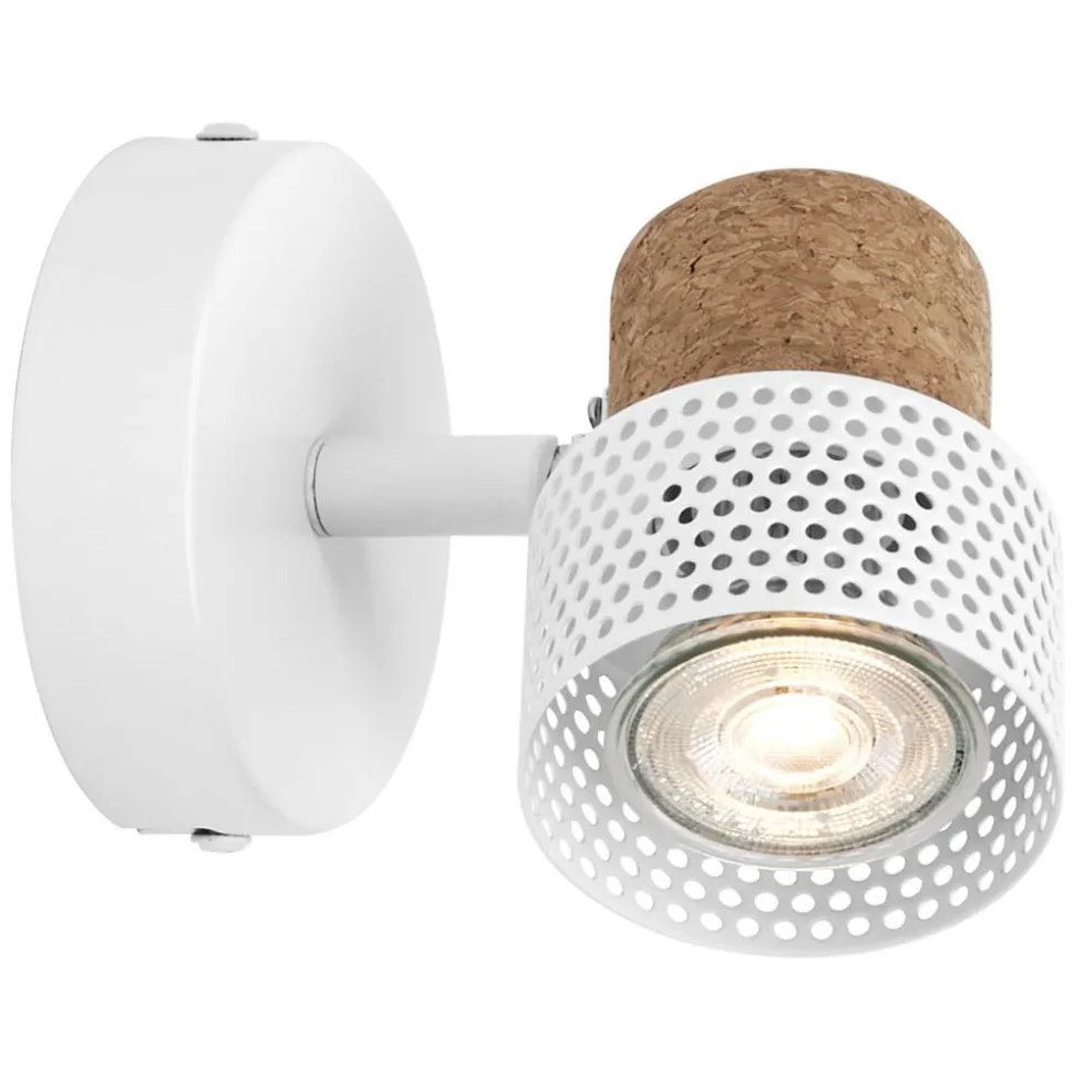 LEDVANCE LED-vægspot Cork, GU10, dæmpbar, hvid