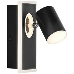 LEDVANCE Mars LED-vægspot, 2-lys, 1 spot, sort