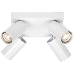 LEDVANCE Octagon LED-spot, dæmpbar, 4-lys, firkantet, hvid