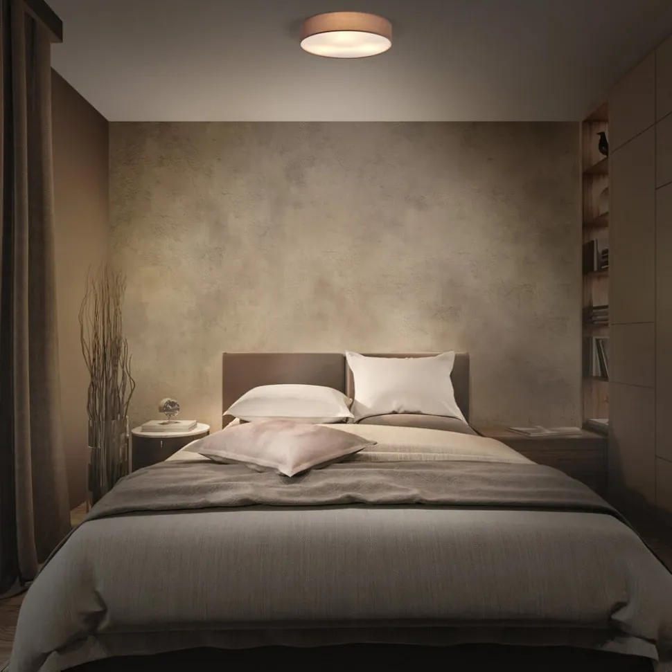 Ledvance Orbis Paris loftslampe Ø 40cm brun