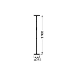 LEDVANCE SMART+ WiFi LED-gulvlampe up/down RGBW