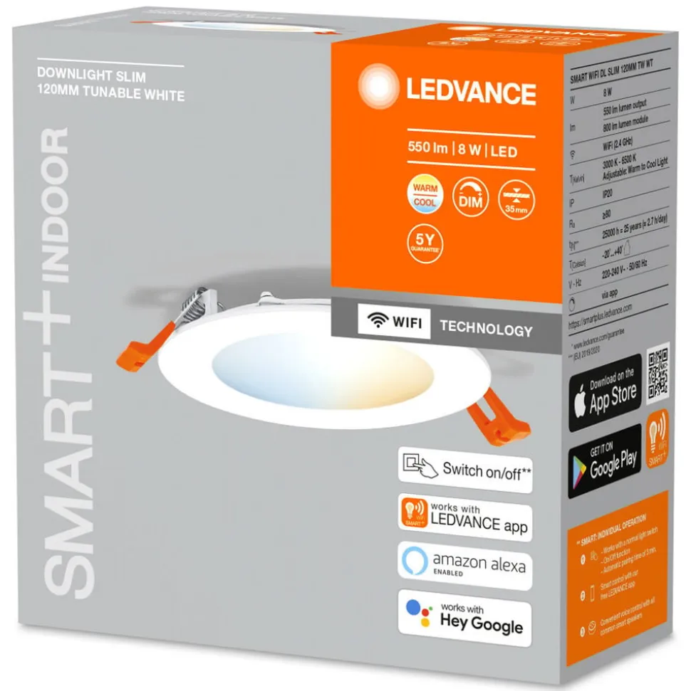 LEDVANCE SMART+ WiFi Orbis Downlight Slim Ø 12 cm