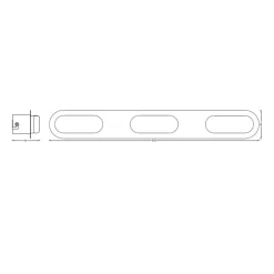 LEDVANCE SMART+ WiFi Orbis Wall Duplo, sølv, 3 lk