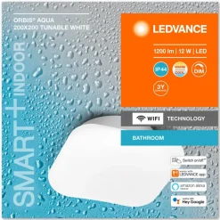 LEDVANCE SMART+ WiFi Orbis Wall Aqua IP44 20x20 cm