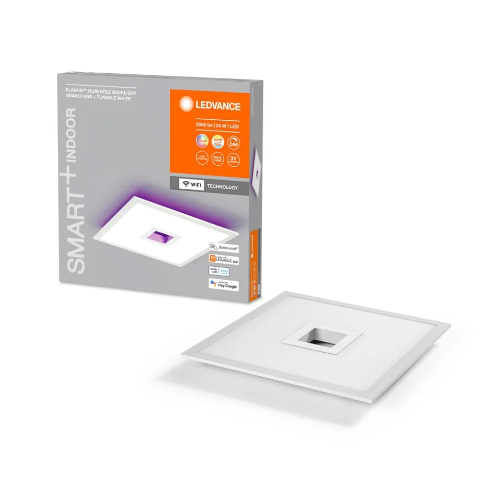 LEDVANCE SMART+ WiFi Planon Plus Hole 45x45cm hvid