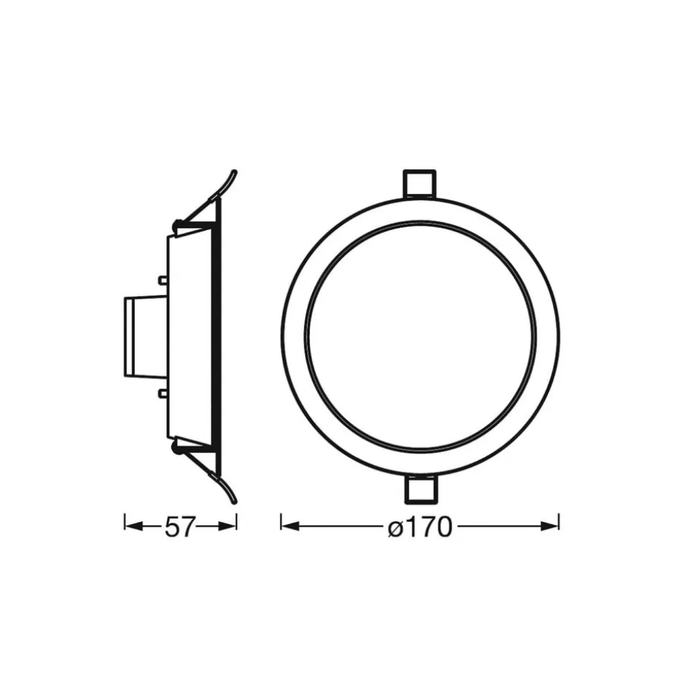 LEDVANCE SMART+ WiFi Spot LED-indbygningsspot, 110°