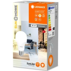 LEDVANCE SUN@Home Classic A 40 E27 9 W CCT 922