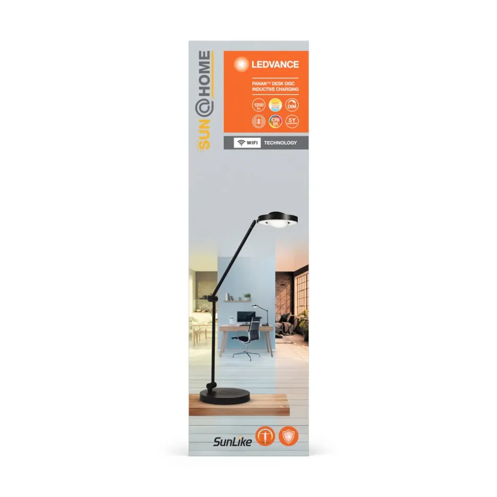 LEDVANCE SUN@Home Panan Desk Disc, bord, sort