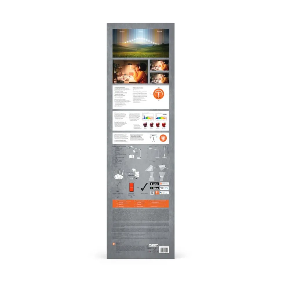 LEDVANCE SUN@Home Panan Desk Disc, bord, sort