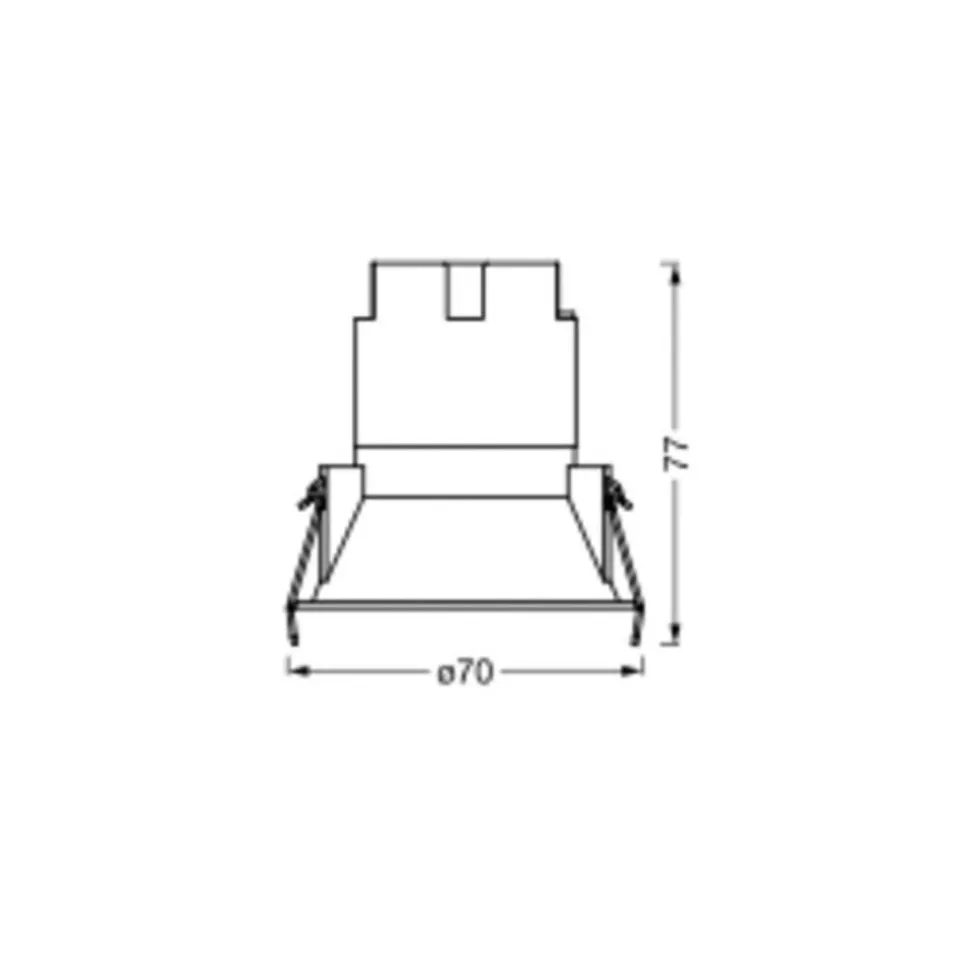 LEDVANCE Twist LED-spot Ø7cm 840 hvid/hvid