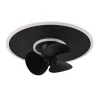 LED-ventilator Nybro, sort, DC, støjsvag, 50 cm, CCT, fjernbetjening