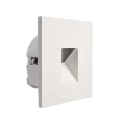 LED-vægindbygningslampe SET Alwaid, hvid 8 x 8 cm, niveau 2.700 K
