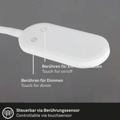 LED-væglampe 2177016 med dæmper, hvid