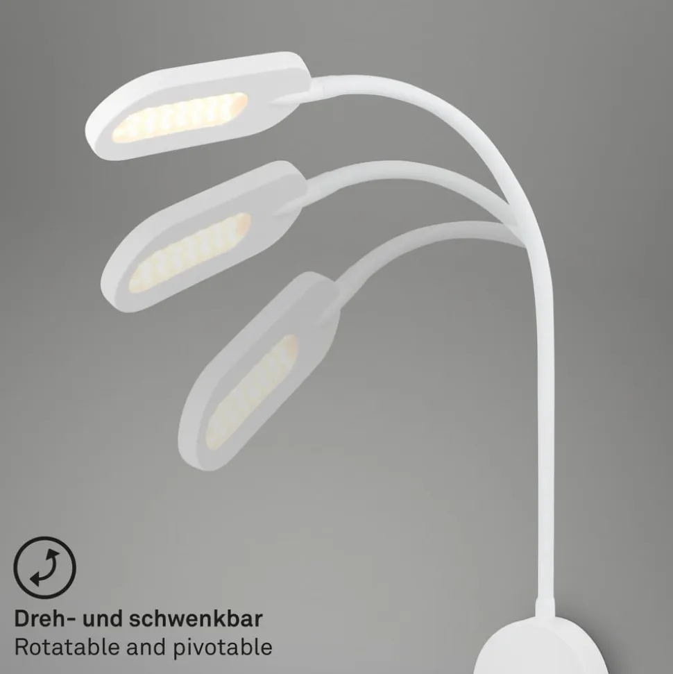 LED-væglampe 2177016 med dæmper, hvid