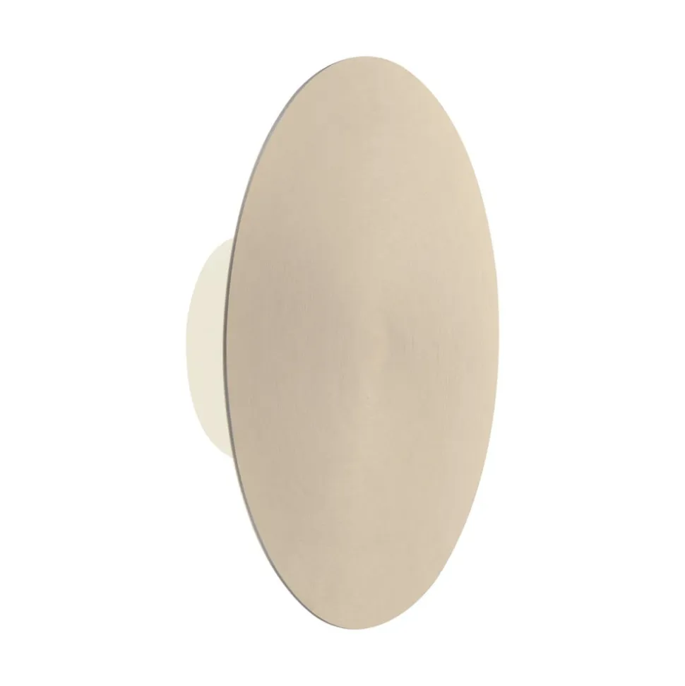 LED-væglampe batteri Puntua Ø 25 cm messing mat