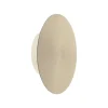 LED-væglampe batteri Puntua Ø 18 cm messing mat
